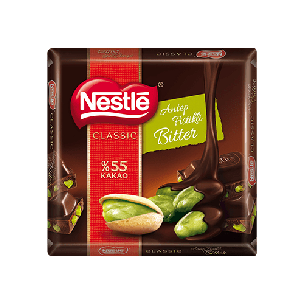 NESTLÉ CLASSIC Bütün Fıstıklı Çikolata 24(6x80g)TR