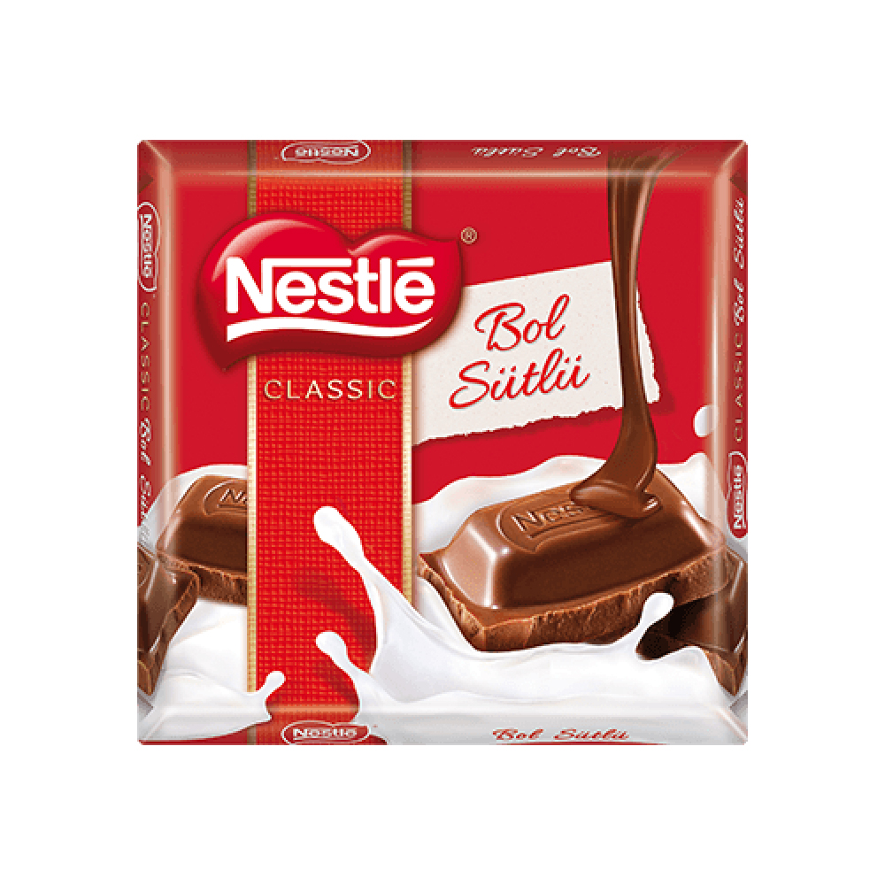 NESTLÉ CLASSIC Bol Sütlü Çikolata 12(10x80g)